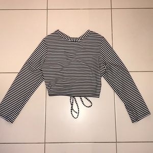 Neoprene Cropped Workout Top